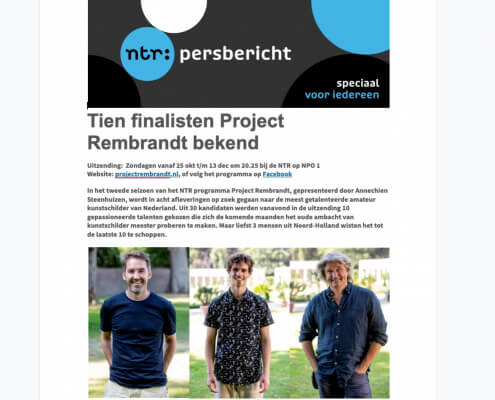 Actief schrijven wekt de aandacht, deze tekst niet