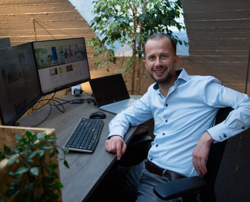 Pieter Buss, expert in het versturen van persberichten